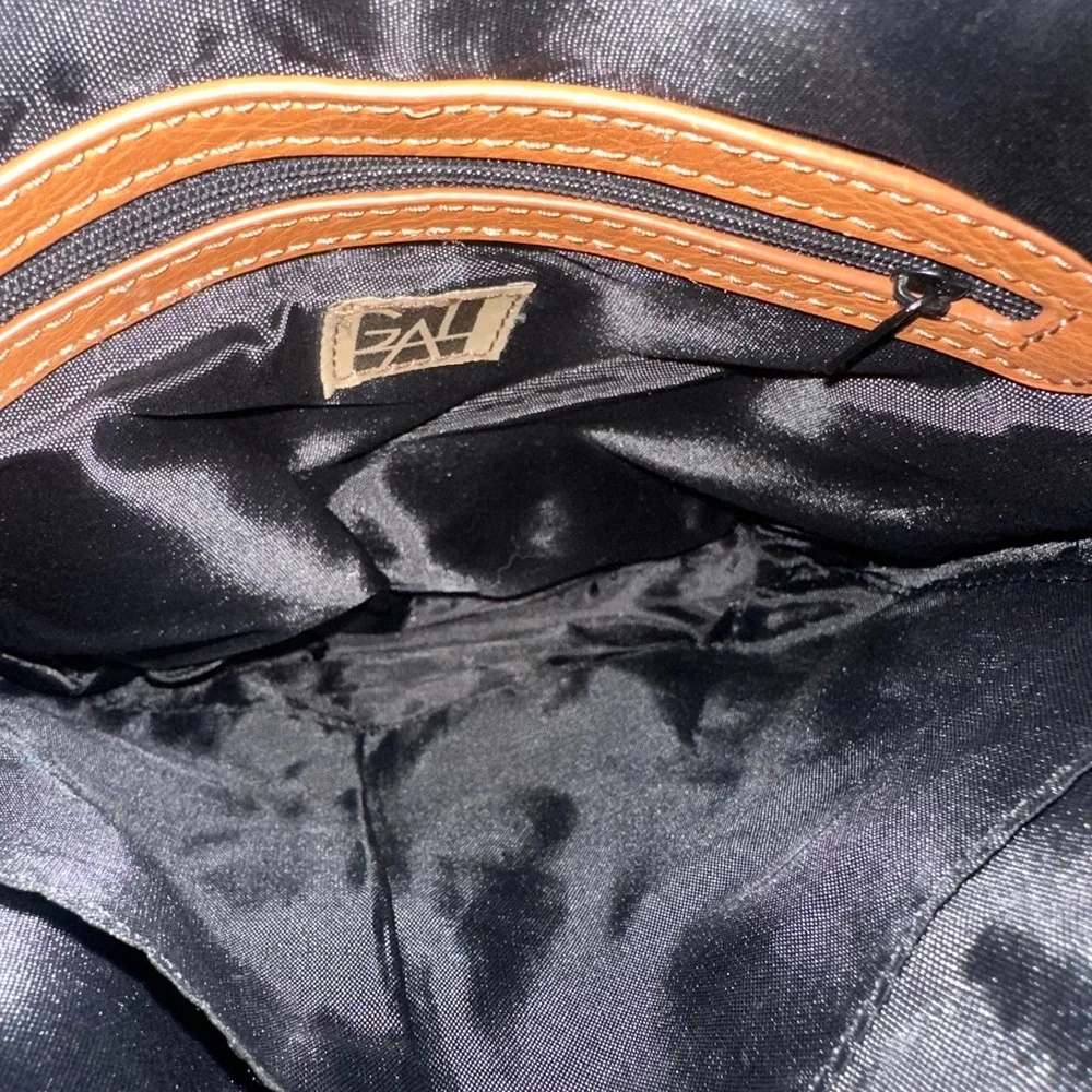 Elegant Black and Brown Men's Messenger Bag